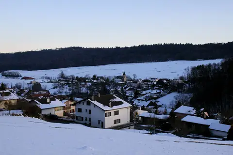 Ansicht von Orvin
