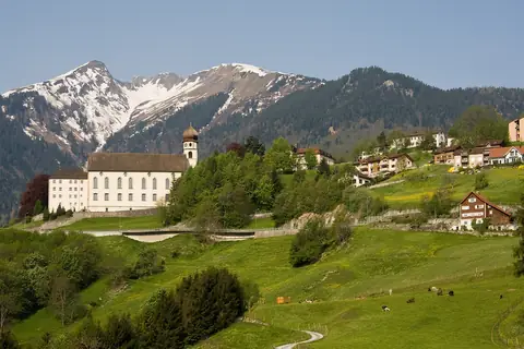Ansicht von Pfäfers