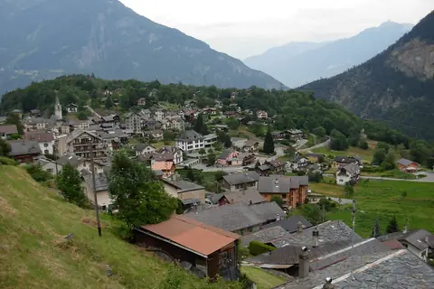 Ansicht von Salvan