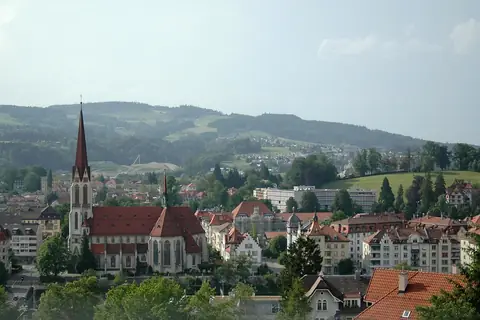 Ansicht von St. Gallen